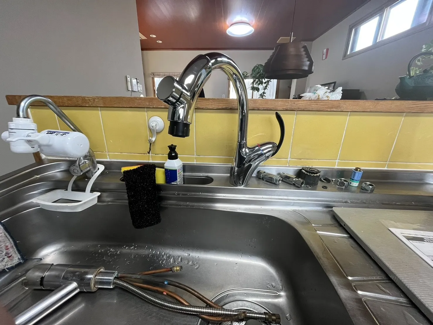 キッチン水栓　取替工事